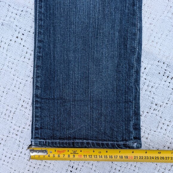 Vtg Victoria Beckham Rock & Republic Blue Denim Bootcut Jeans Women’s Size 30 - Picture 8 of 9